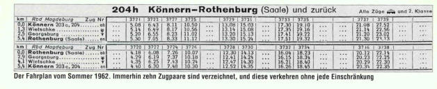 |N07-6 Rothenburg Saale Neben- und Schmalspurbahnen: Könnern 